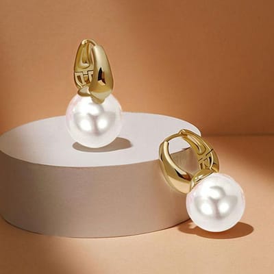 Echte 925 Sterling Zilver Echte Parel Stud Oorbel Vrouwen Aros Mujer Oreja Zilver 925 Parel Sieraden Edelsteen Oorbel Orecchini wit