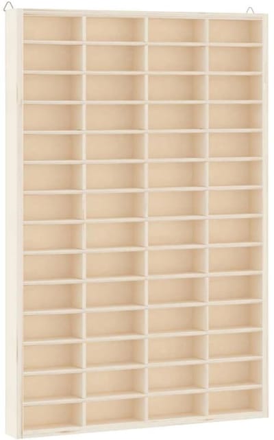 SVN® Vitrinekast met Glas - Vitrinekast Hangend - Vitrinekast - Hout - 40cm x 5cm x 60cm