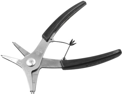 Allecto - Snap Ring Tangen - Borgclip Tangen - Ergonomische Grip - Zwart - Verwijderen en installeren van borgringen - Handige tool voor klussen - ...