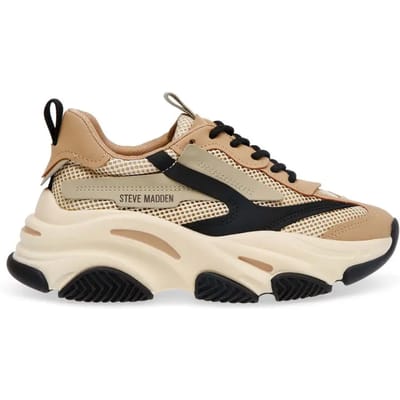 Steve Madden Possession-e Sneakers Khaki/black Größe: 39 | Trainers Outlet | Damen | Braun