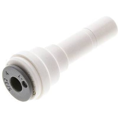 5/32'' x 1/4'' POM Insteekfitting Plug EPDM [10 Stuks]