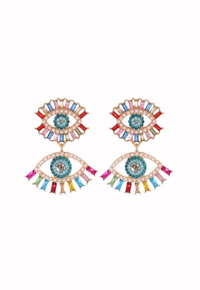 Maeyu Eye Oorbellen Multicolor