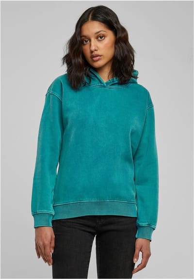 Urban Classics - Stone Washed Hoodie/trui - 4XL - Blauw
