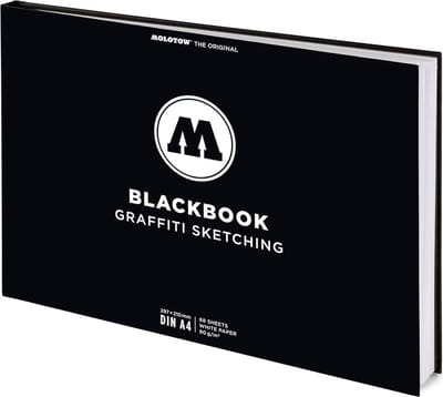 Molotow Blackbook - Schetsblok - Mixed Media - A4 Landschap