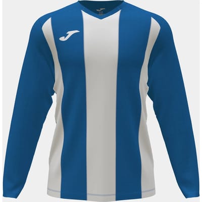 Joma Pisa II Voetbalshirt Lange Mouw Kinderen - Royal / Wit | Maat: 104-116