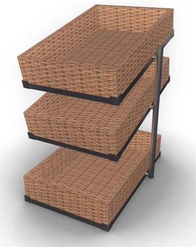 Combisteel Broodmanden Etagere 3 Hoog Smal | 7013.2305