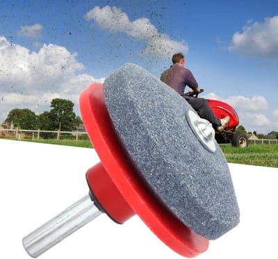 Grasmaaier messenslijper - Handige Installatie voor Hoog Rendement en Krachtig Boorslijpgereedschap (Rood)