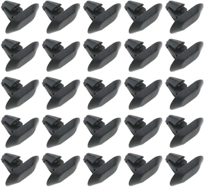ONF3 - Side Body Moulding Strip Trim Clips - 100 Stuks Vervanging - Zwart - Geschikt voor Peugeot 206 307 406 - Duurzaam en Betrouwbaar