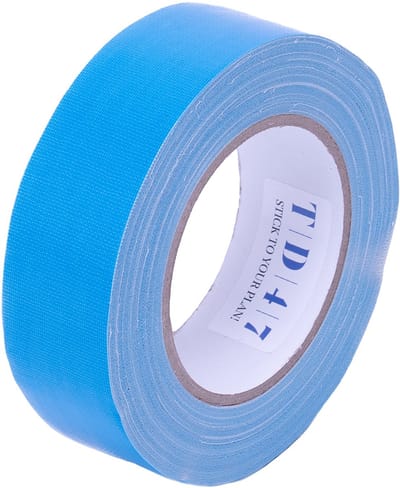 TD47 Gaffa Tape 38mm x 25m Fluor Blauw