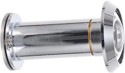 Deurspion - Kijkgaatje Deur - Veiligheid Thuis - 220 Graden Zicht - 3.8X3.8X4.5CM - Zilver