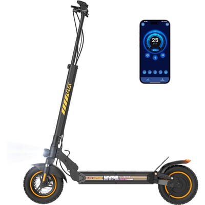 Trottinette Électrique Adulte iScooter W9 Air Batterie 48V 10Ah, Moteur 500W, Vitesse 25KM/H, Forte Capacité de Montée Pliable et Portable E-Trottinette 48V 10Ah