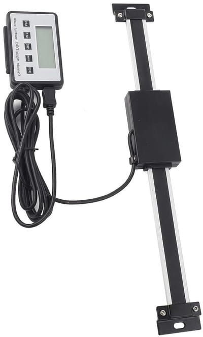 Digitale Meetlat - Lineaire Schaal - Precisie Bewerking - LCD Afleesbaar - 0-200mm - Zwart