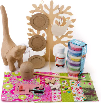 Poes Décopatch® knutselpakket juwelenboom Foam Clay® decoupage