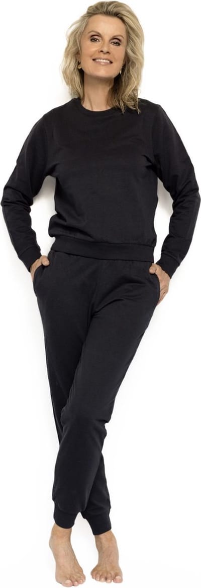 Joggingpak dames, Huispak dames - Zwart - Maat M