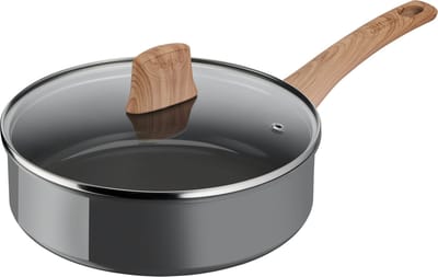 Tefal Renew Hapjespan - Ø 24 cm - Keramische antiaanbaklaag - Met deksel - PFAS-vrij