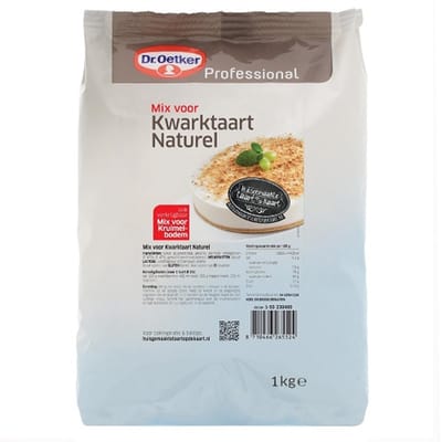 Dr.Oetker Proffessional Mix voor kwarktaart naturel naturel - Zak 1 kilo