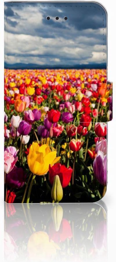 Book Case voor Apple iPhone X | Xs Hoesje Tulpen
