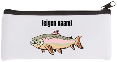 Akyol - vis met eigen naam Etui - Vis - vissen liefhebbers - iemand die houdt van vissen - verjaardag - cadeau - kado - 20 bij 9 cm