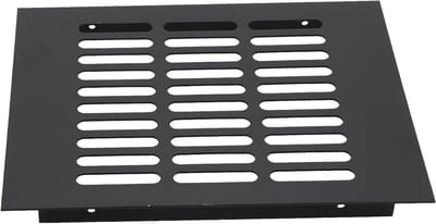 Ventilatierooster Rechthoekig - Ventilatiehoes Aluminium - Luchtcirculatie Verbeteren - Duurzame Legering - 150mm Breedte - Zwart