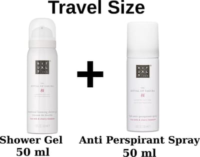 Rituals of Sakura - Duo Travel Set - Shower Gel 50 ml + Anti Perspirant Spray 50 ml