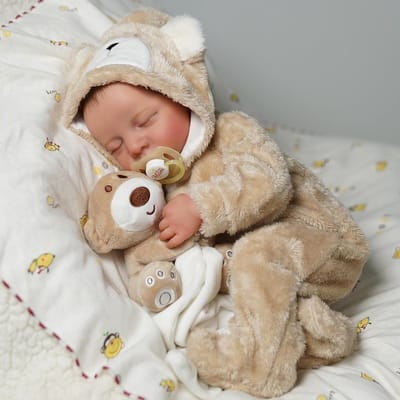 Realistische Babypop Jongen 45 cm - Handgemaakt en Levensnauwkeurig met Zachte Stof