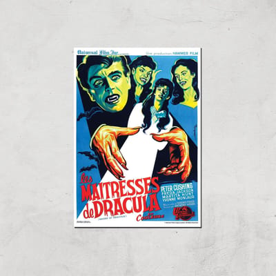 Les Maitresses De Dracula Giclee Art Print - A4 - Print Only