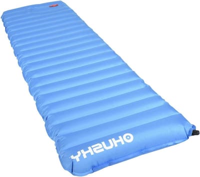 Opblaasbare Slaapmat - Kampeer Mat - Comfortabel Slapen - 10cm Dik - 186 cm - Blauw