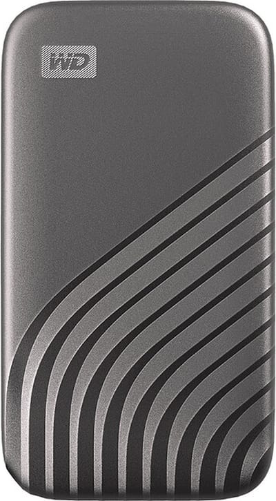 Western Digital My Passport 4 TB Externe SSD harde schijf USB-C Grijs WDBAGF0040BGY-WESN