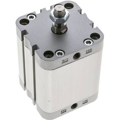 ISO 21287 Compacte Dubbelwerkende Cilinder 63-50mm - Magnetisch - Mannelijke Stang