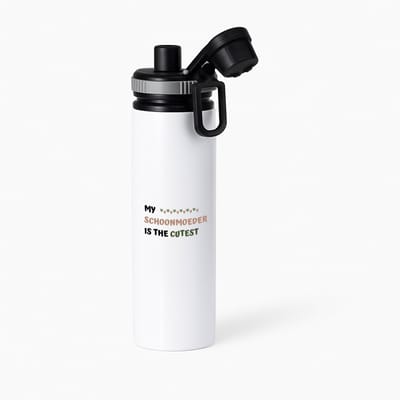 Hacebo® - my schoonmoeder is the cutest waterfles met draaidop grijs - Mama - schattige schoonmoeder - Moeder cadeautjes - moederdag - verjaardagscadeau - verjaardag - cadeau - geschenk - kado - gift - moeder artikelen - water fles - 850ML