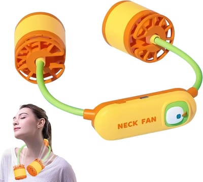 Halsventilator, Draagbare Halsventilator, Stille Bladloze Draagbare Ventilator Met 3 Snelheden Voor Kantoor, Reizen, Sport & Buiten