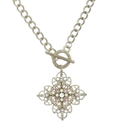 Behave – Ketting vintage goudkleur – 77 cm met hanger en T-bar sluiting