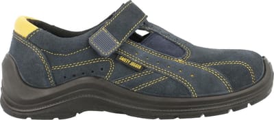 Safety Jogger Sonora Open Veiligheidsschoen S1P Suède Donkerblauw SlipvastSRC - Maat 41