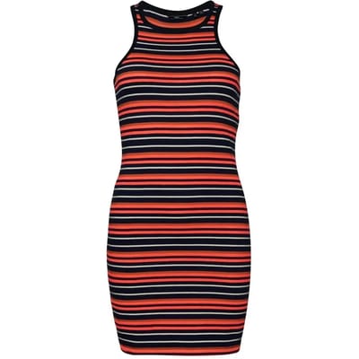 Superdry - Vintage gestreepte racerjurk - Dames - Jurken