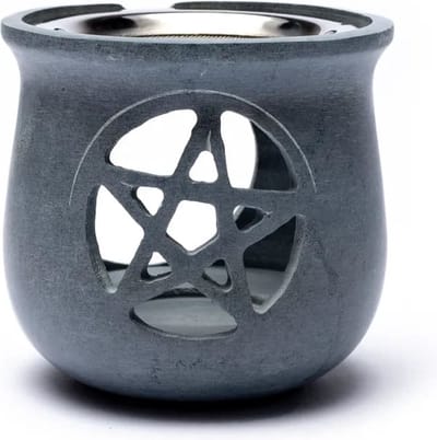 Wierookbrander Pentagram Grijs
