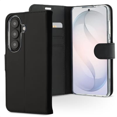 Accezz Hoesje - Geschikt voor Samsung Galaxy S26 - Wallet Softcase Bookcase - Zwart
