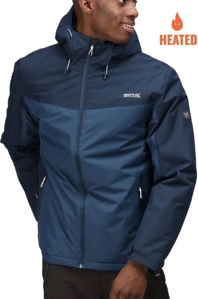 Regatta Heren Volter Protect II Winterjas Moonlight Denim / Navy Maat M