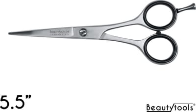 BeautyTools SILVER LINE Kappersschaar / Knipschaar Rechtshandig voor Dik Haar - Silver StarterCut (5.5 Inch) - (RS-1659)