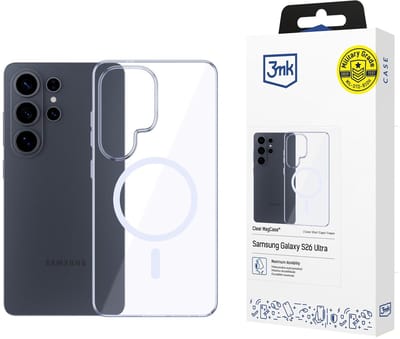 3Mk Hoesje Voor Samsung Galaxy S26 Ultra 3Mk Clear Magcase Transparant