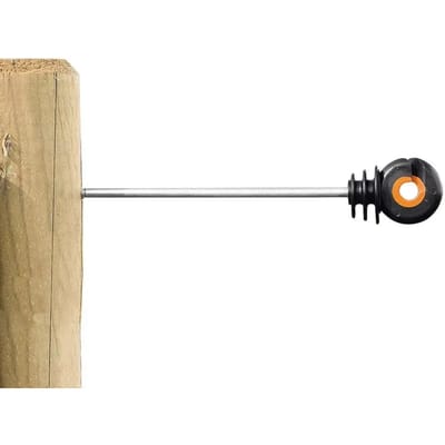 Gallagher XDI Afstandschroef-Ringisolator hout 18cm (10) - Betrouwbare draadisolatie op houten palen