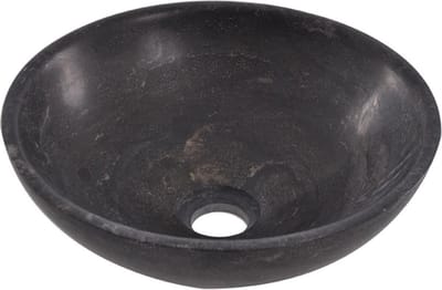 Wiesbaden Raw waskom rond 40x14 cm hardsteen gezoet