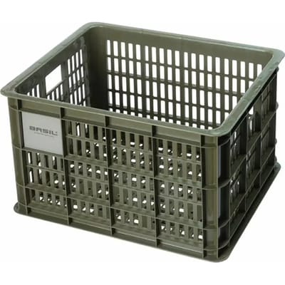 Basil Fietskrat L - Groot - 40 Liter - Groen