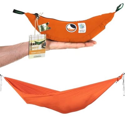 Ultralichte Hangmat voor Reizen en Kamperen - Duurzaam Parachute Textiel, Lichtgewicht 228g, Snelle Opzet