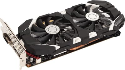 Grafische Kaart - Video kaart - Gaming en Entertainment - Dubbele Ventilator Koeling - 6GB GDDR5 - Zwart