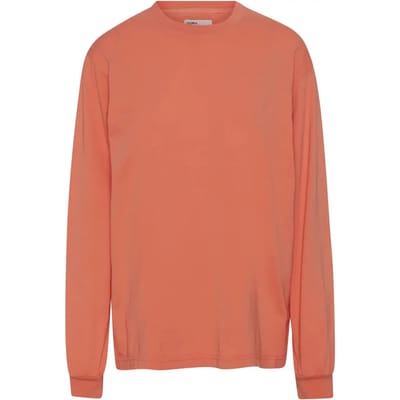 T-shirt met lange mouwen Colorful Standard Organic oversized dark amber