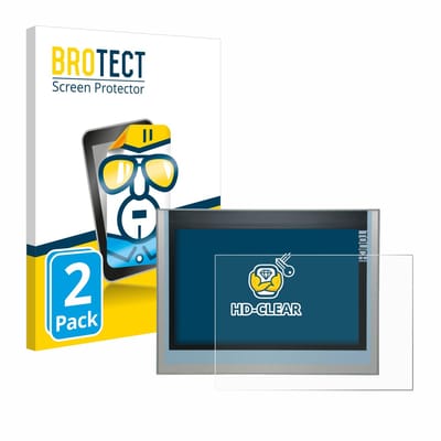 BROTECT - Screenprotector voor Siemens Simatic HMI TP900 Comfort 6AV2124-6JJ00-0AX0 - Folie Beschermfolie transparant 2 Stuks