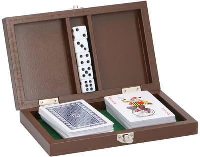 Playing card set 18x11x3,1cm W