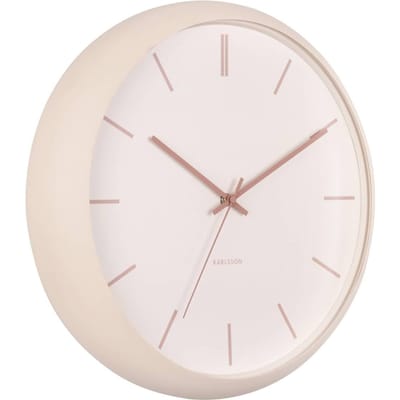 Karlsson Wandklok Nirvana Globe - Bruin - Ø40cm - Wandklok Modern