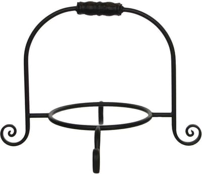Mica Decorations meerlaagse standaard zwart maat in cm: 45 x 45 x 30 - ANTRACIET