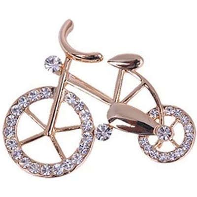 High-End Exquise Mode Broches Fiets Broches Corsages Kledingaccessoires gray